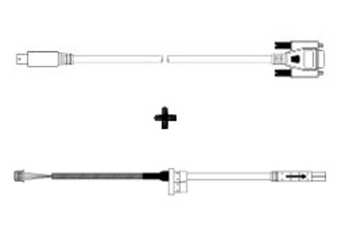 コネクシオ(CONEXIO)　デバックケーブル(特7 TO DB 9P/F L=600mm + MX1.25mm 1*3PHSGTO特7P/F)   R047662R+R047799Rセット
