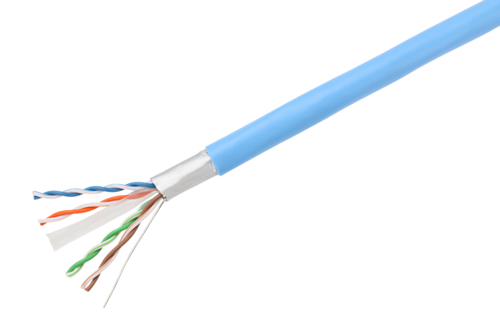 日本製線　Cat.6 シールド 4P単線 LANケーブル　0.5-4P NSGDT6-S