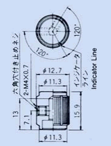 ニデックコンポーネンツ　MR用ツマミ　MRE用ツマミ　140000050956