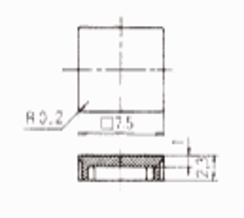 ニデックコンポーネンツ　TR1/TM1用ボタン　140000480713
