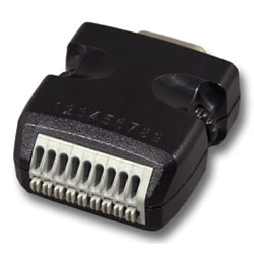 ラインアイ　DSUB9ピン用端子台（スクリューレス）　LE-9TB